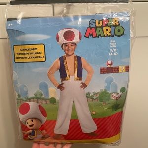Kid’s Super Mario Toad Costume